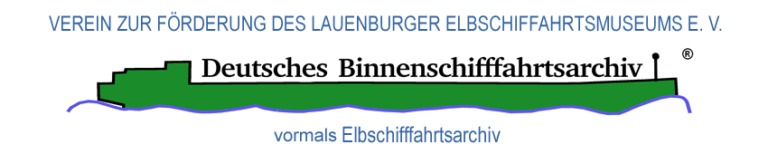 Logo Deutsches Binnenschifffahrtsarchiv